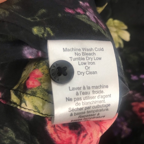 ARITZIA Talula Oversized Floral Shirt Silk Cotton - Picture 9 of 9